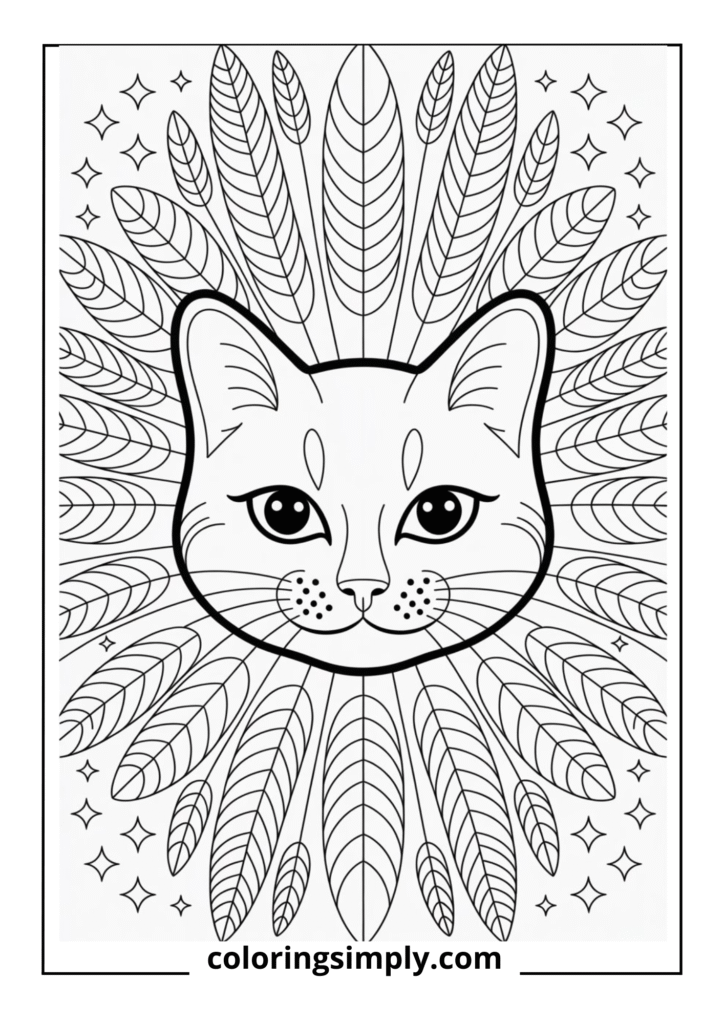 Celestial Cat Mandala