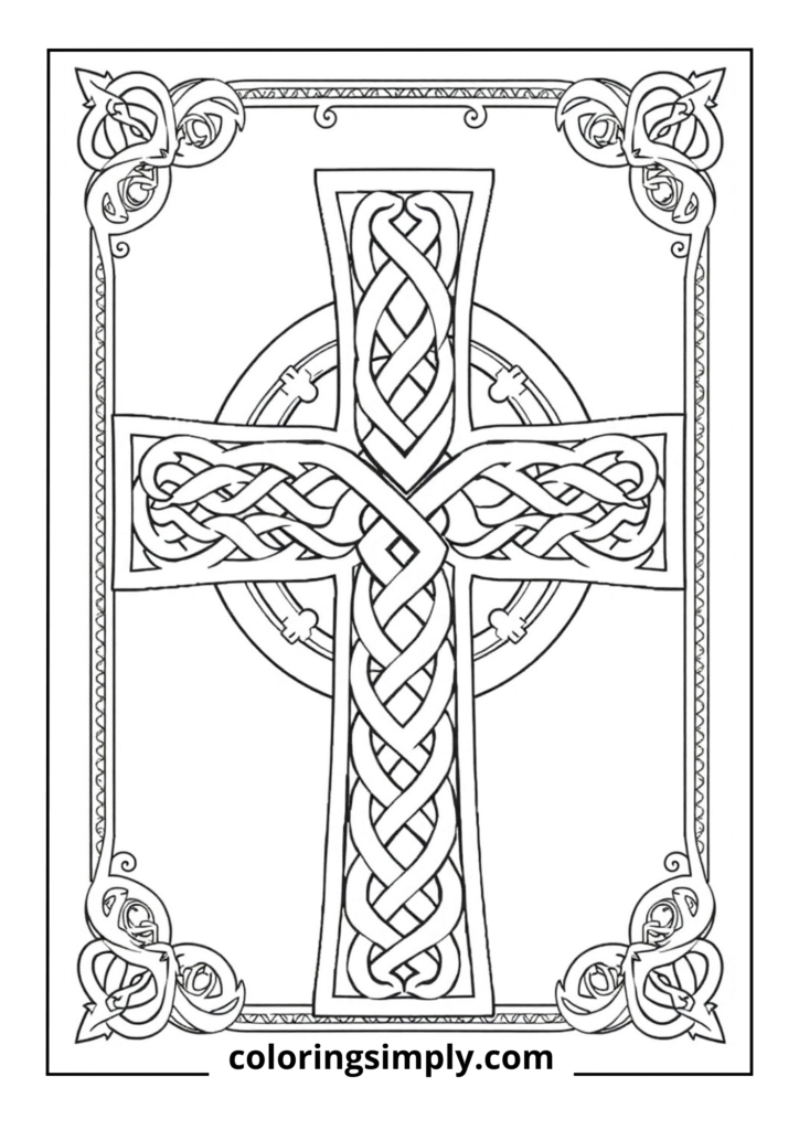 Celtic Knot Easter Cross