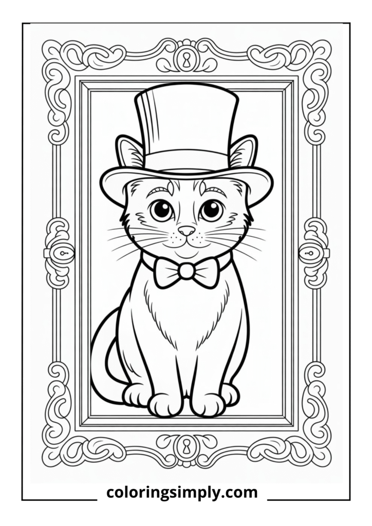 Dapper Cat in Victorian Elegance