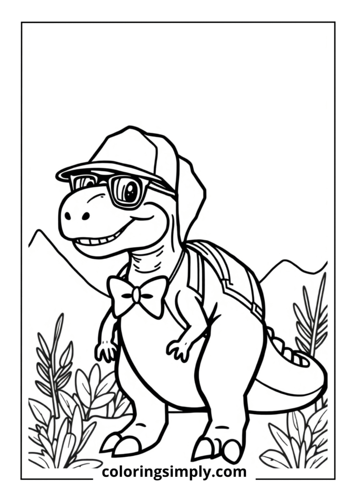 Dapper Dino: Dressed-Up Dinosaur