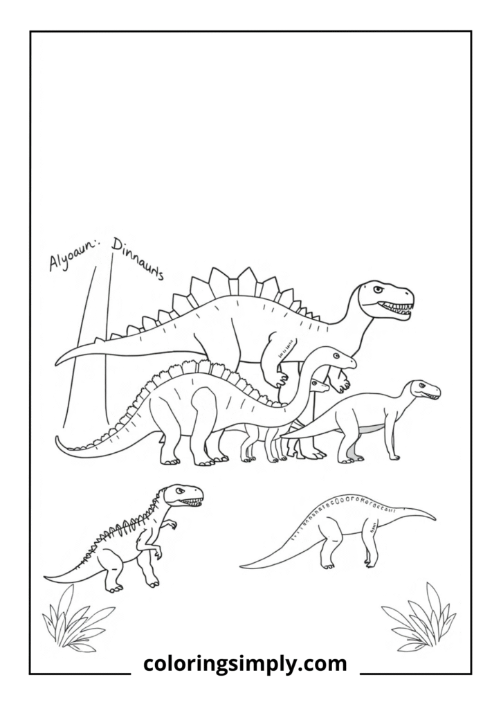 Dinosaur Size Comparison Chart