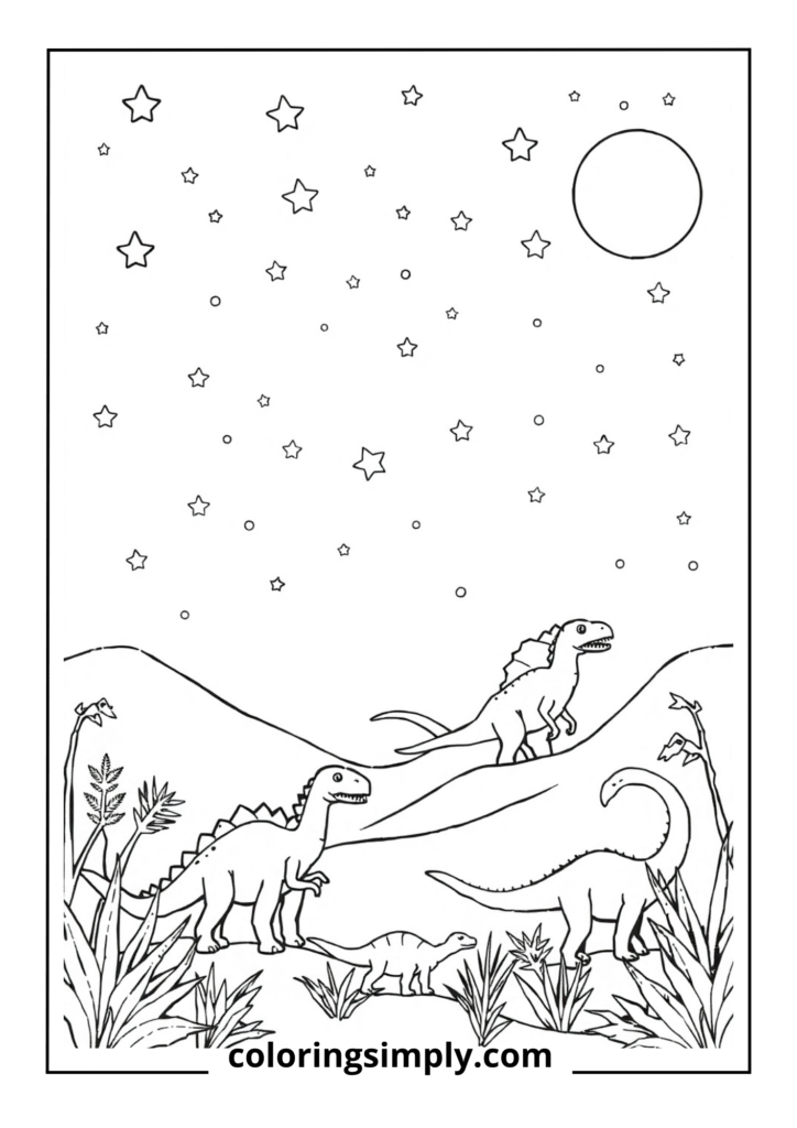 Dinosaurs Under the Stars