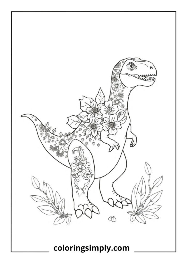 Enchanted Dinosaur: Fantasy Decoration