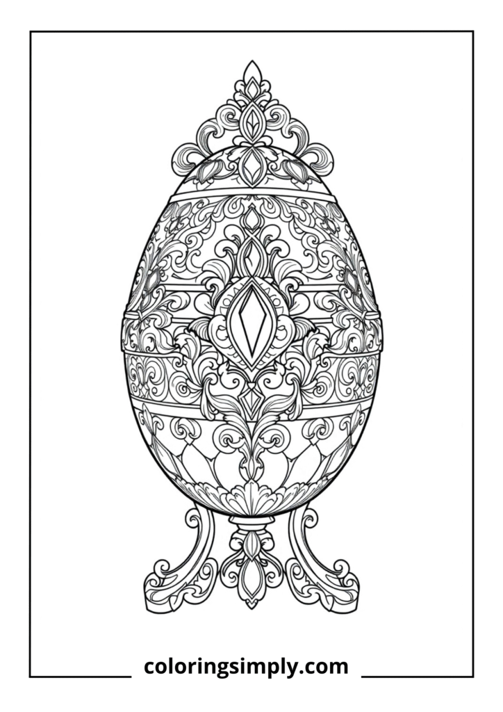Fabergé-Style Ornate Egg

