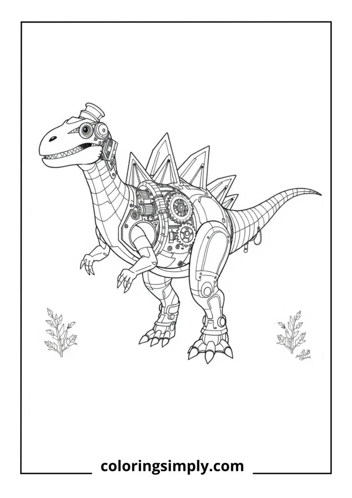 Gears of Extinction: Steampunk Dino