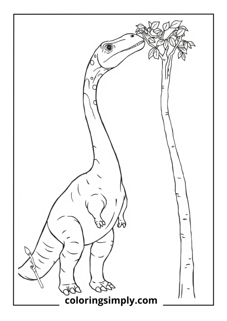 Gentle Giant: Brachiosaurus Reaching High