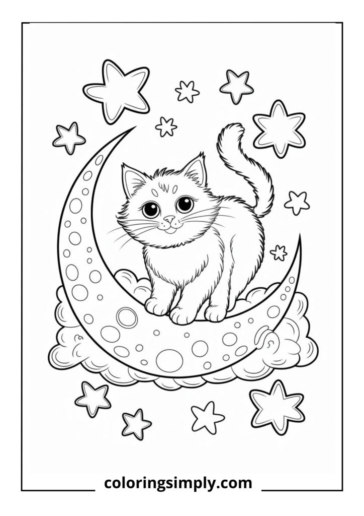 Moonlight Cat Dreams