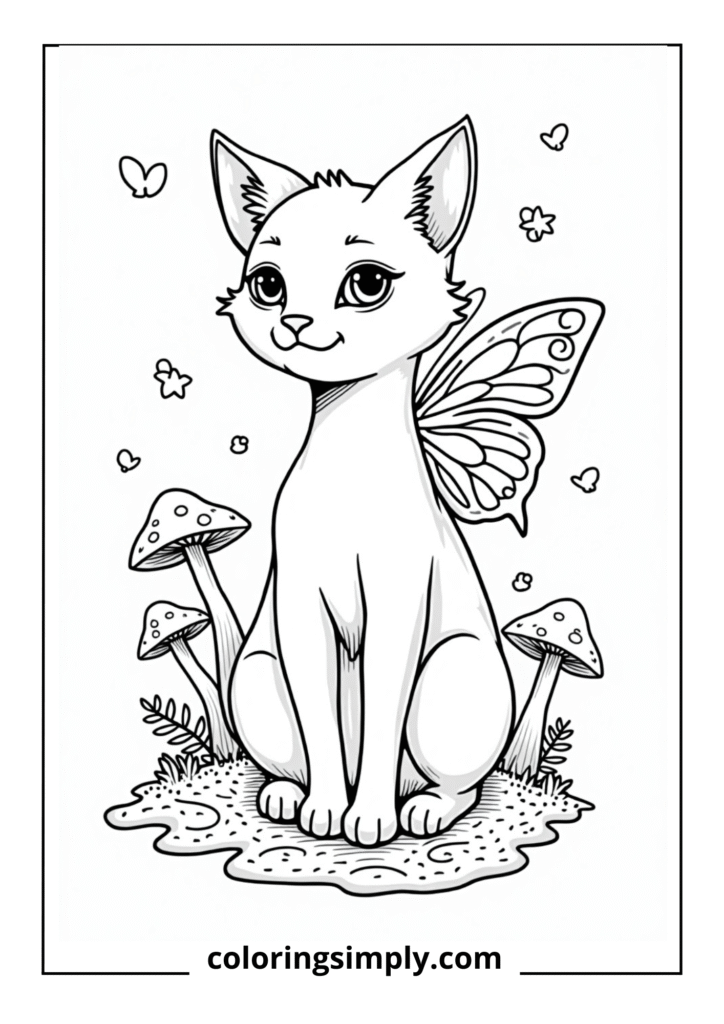 Mystical Winged Cat Adventure
