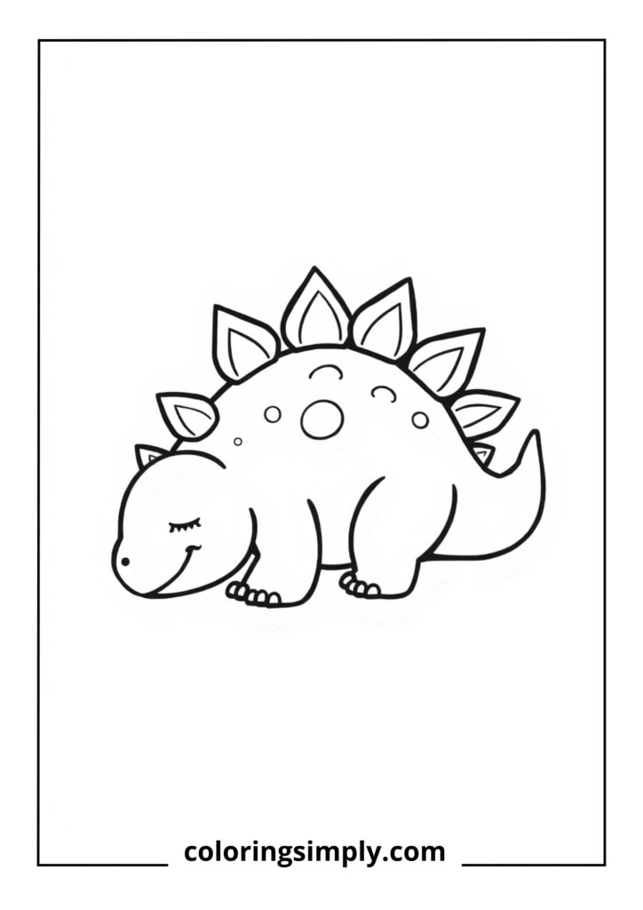 Stegosaurus Naptime