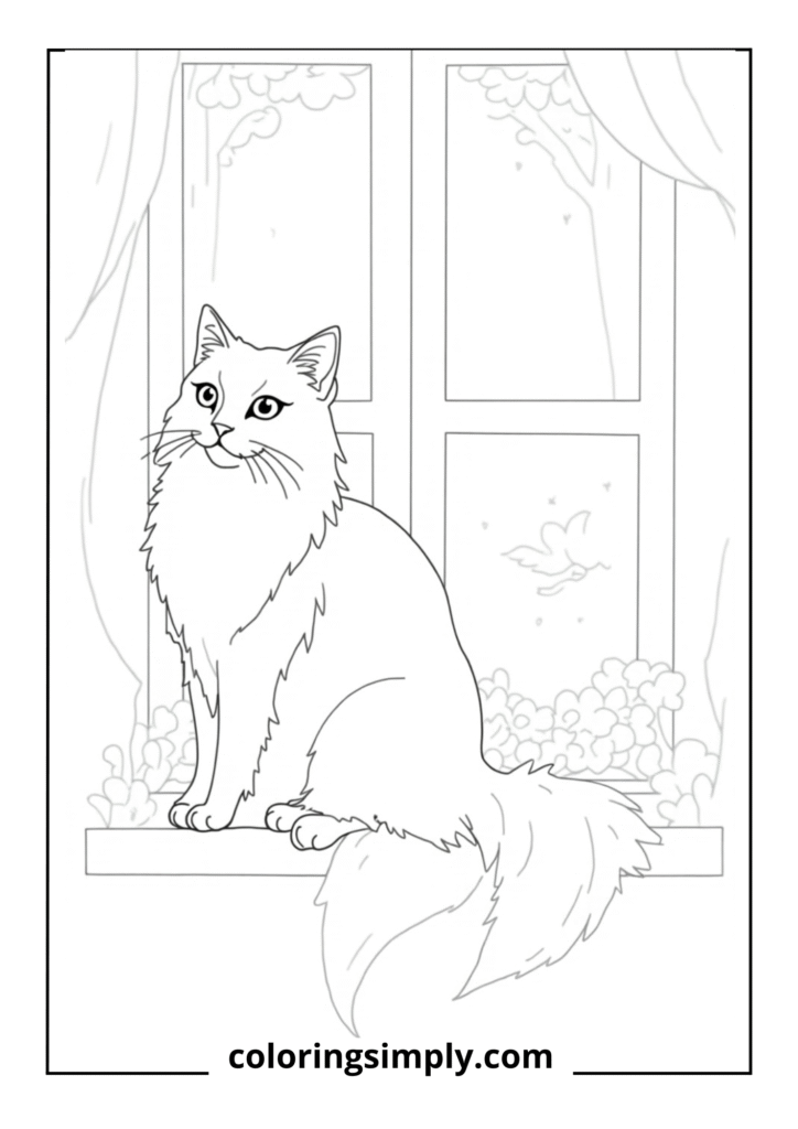 Window Watcher: The Majestic Cat