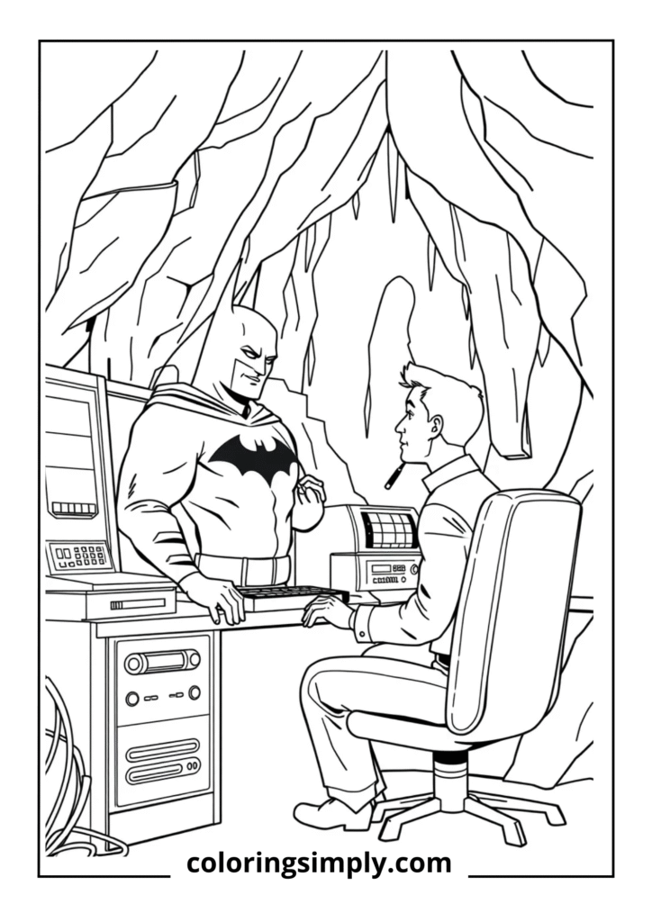 Alfred in the Batcave