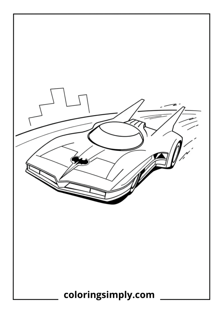 Animated Series Batmobile Chase
