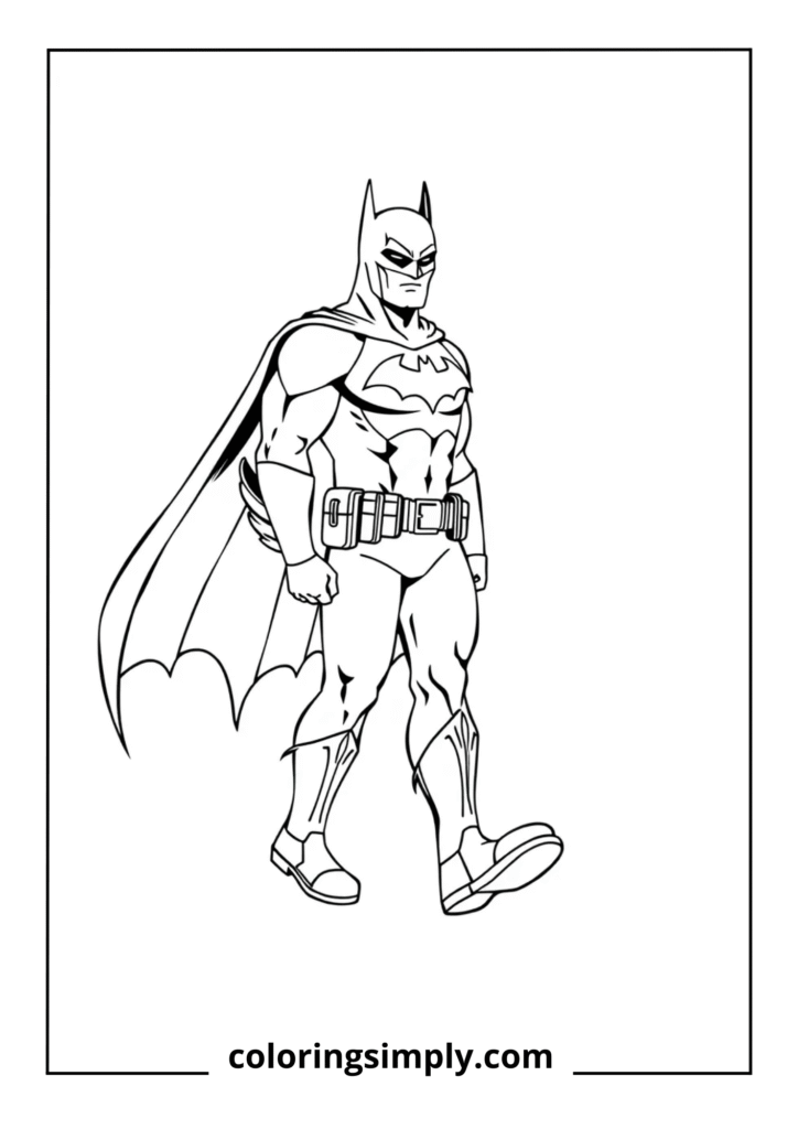 Batman Walking Forward
