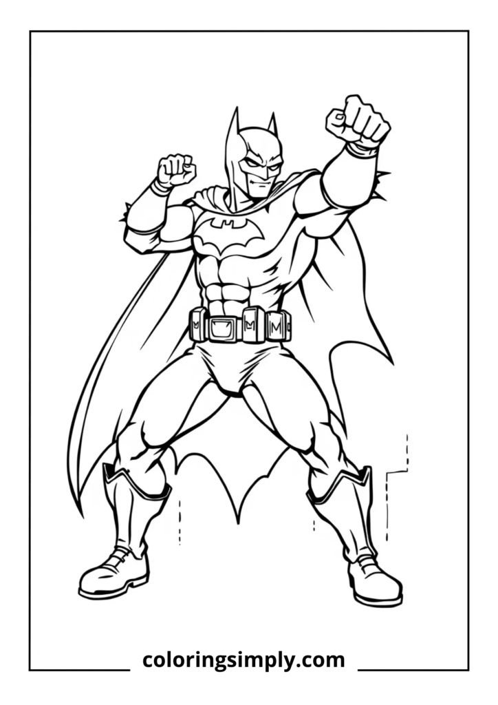 Batman in Combat Stance