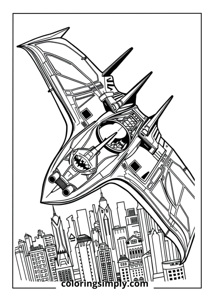 Batplane/Batwing in Flight