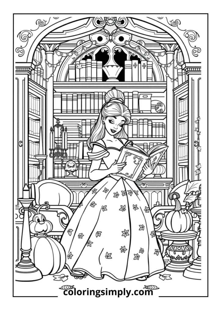 Belle's Enchanted Halloween Library