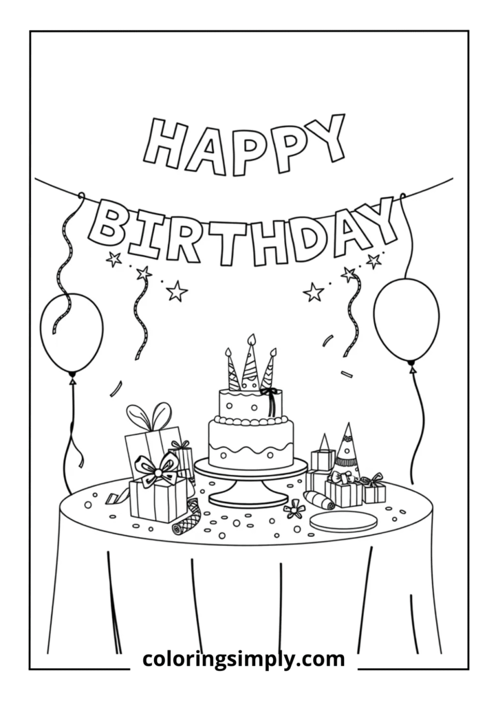 Birthday Banner Celebration
