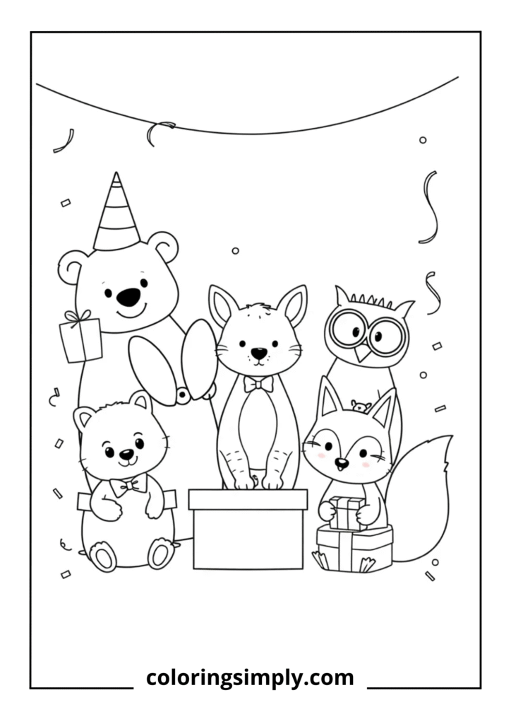 Birthday Party Animal Parade