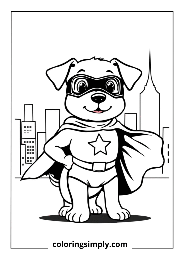 Brave Puppy Superhero
