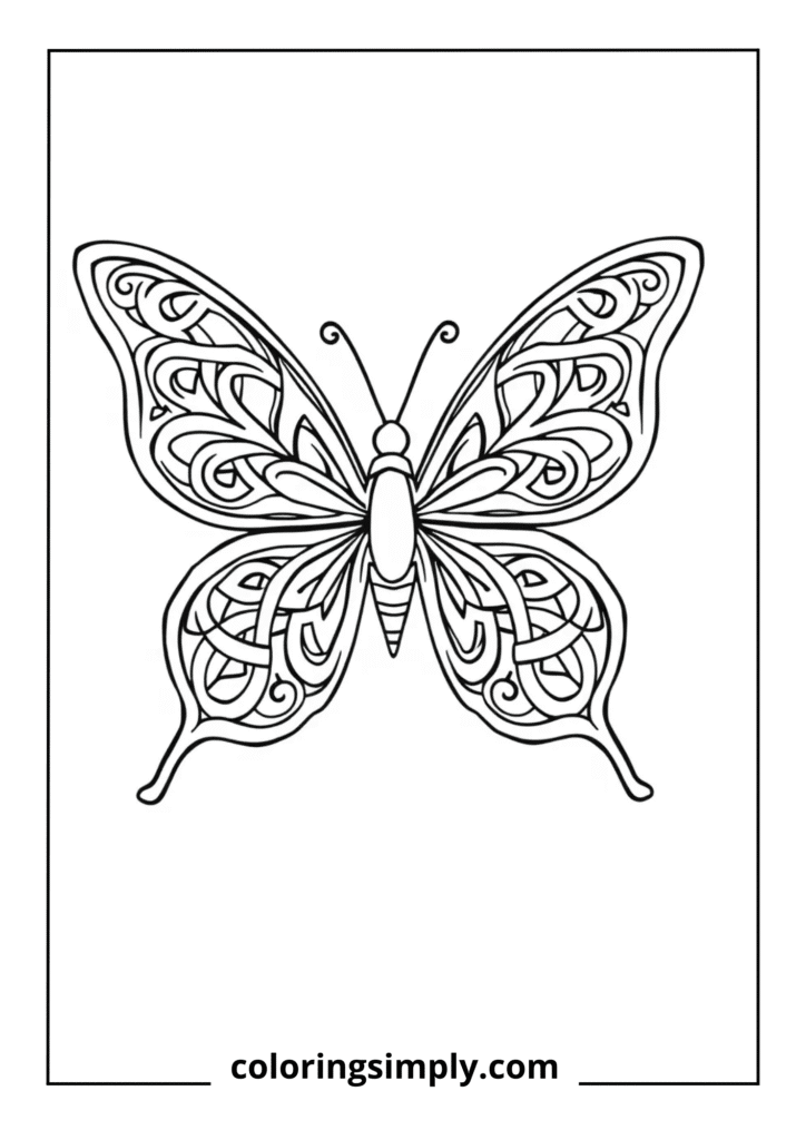 Butterfly with Celtic Knotwork