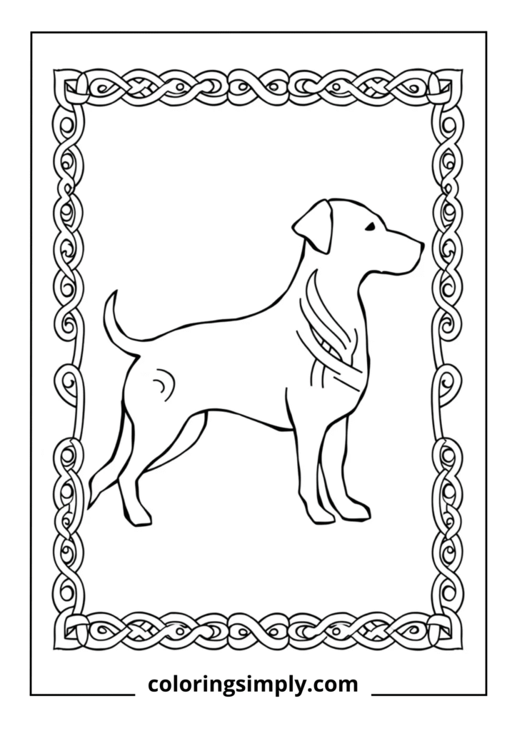 Celtic Knotwork Dog
