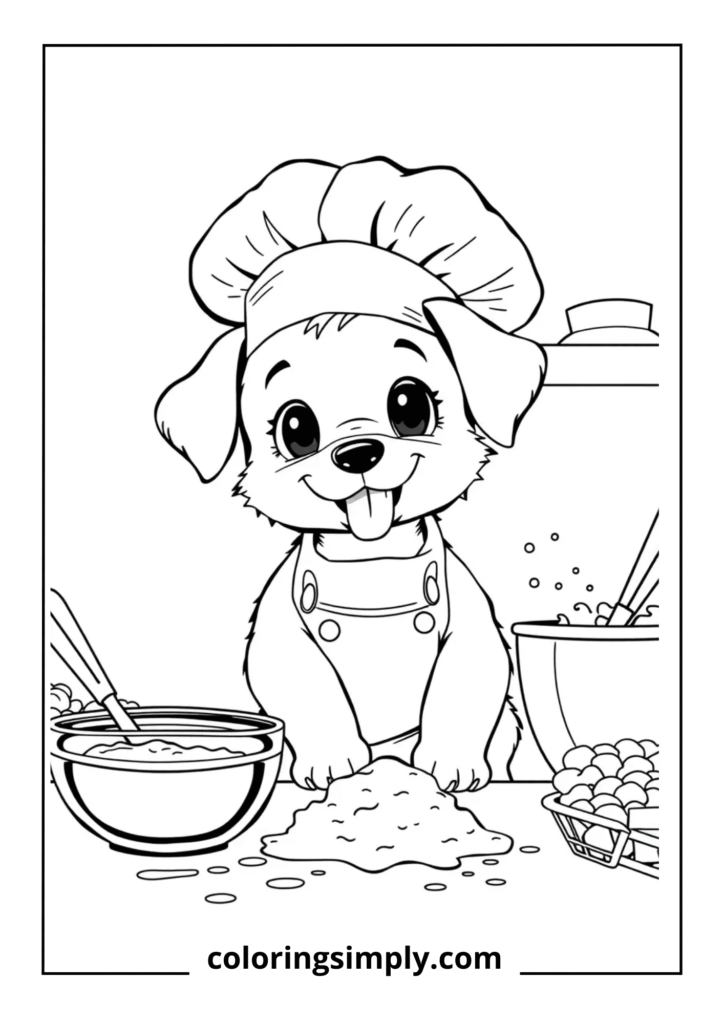 Chef Puppy" - Puppy Chef
