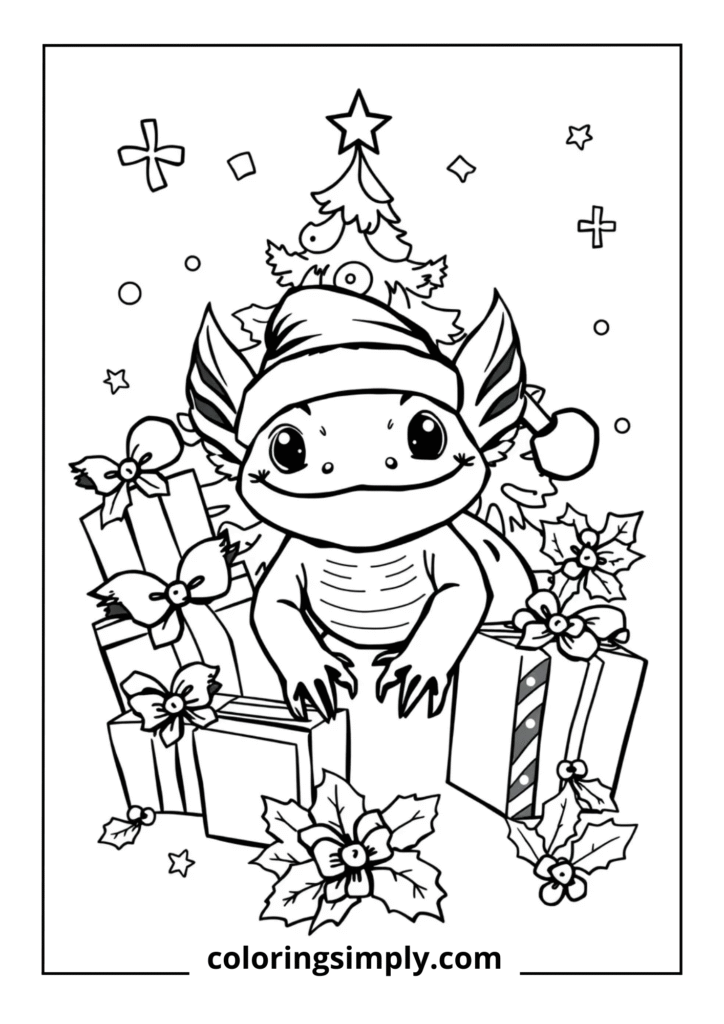 Christmas Axolotl