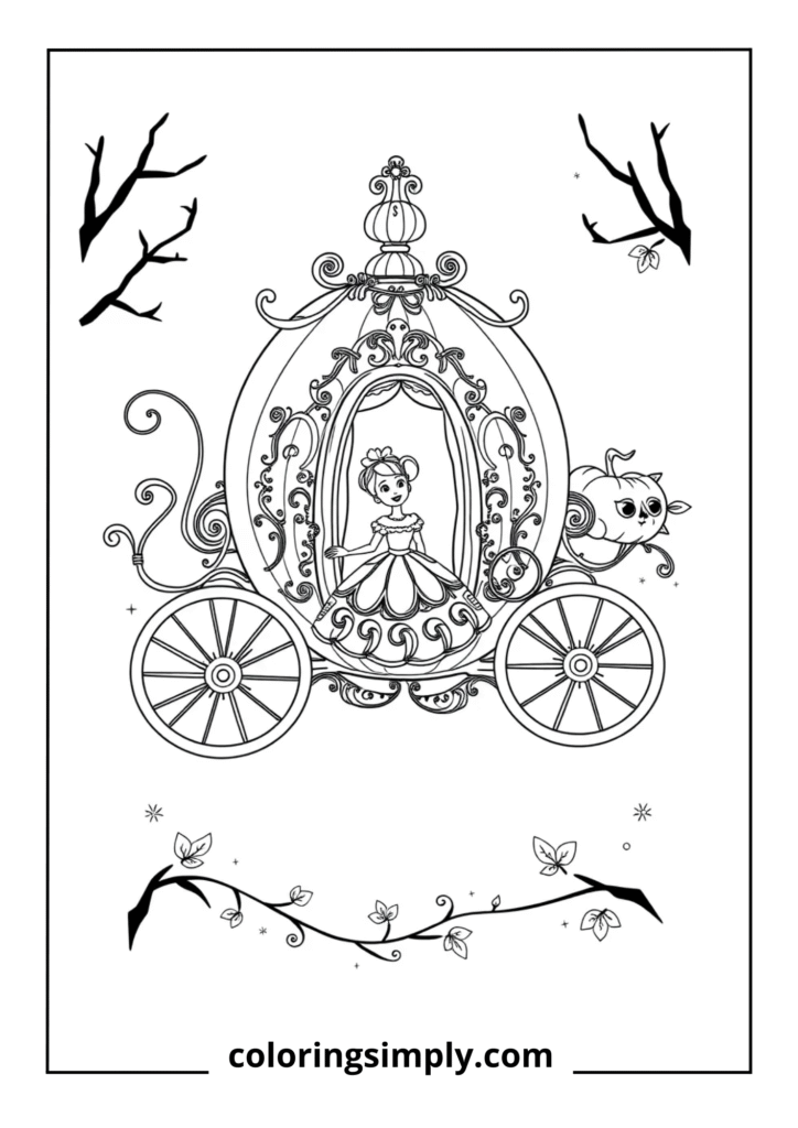 Cinderella's Pumpkin Carriage Halloween