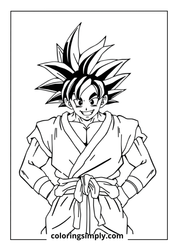 Classic Goku Portrait