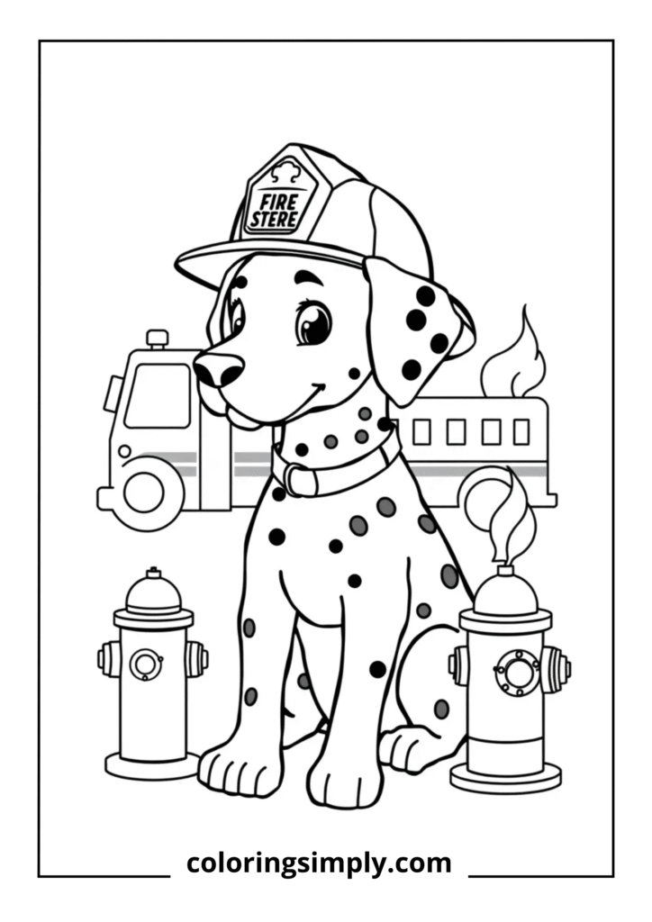 Dalmatian Firefighter