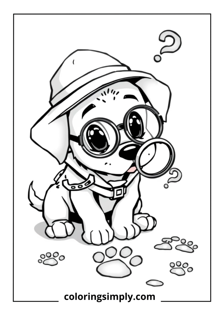 Detective Dog" - Puppy Detective