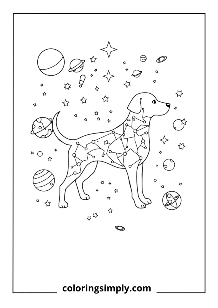 Dog Constellation Map
