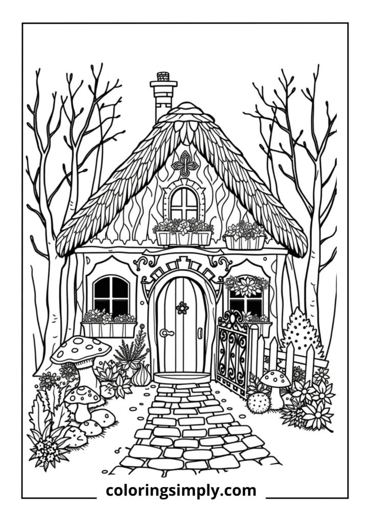Fairy Tale Cottage in Woods