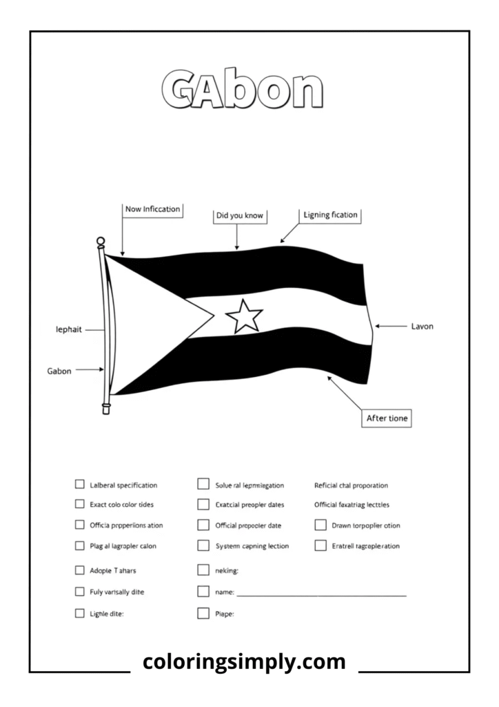 Flag Anatomy Diagram