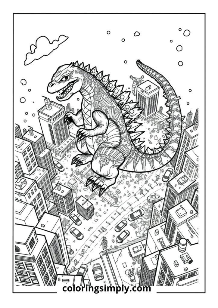 Godzilla City Destruction Diorama