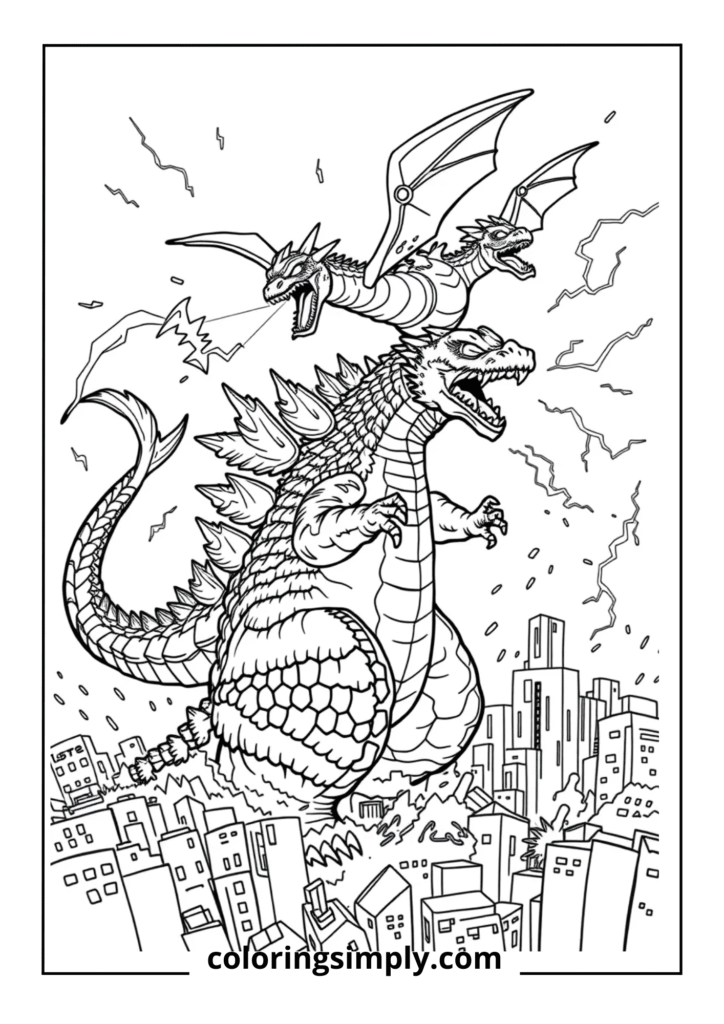 Godzilla vs. King Ghidorah Showdown