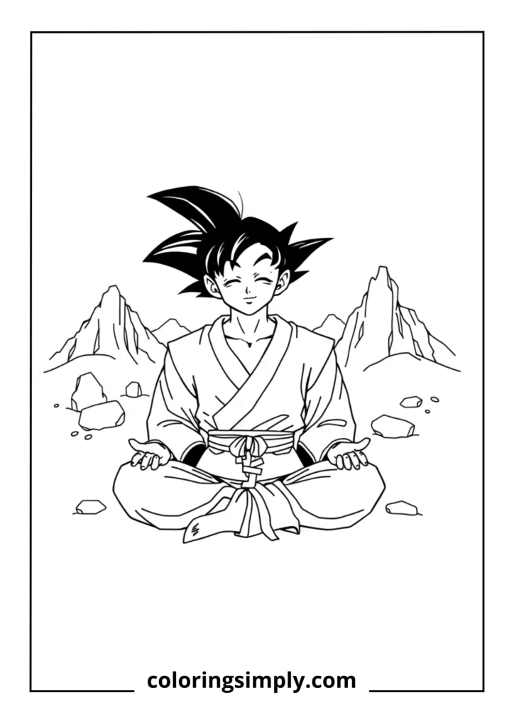 Goku Meditating
