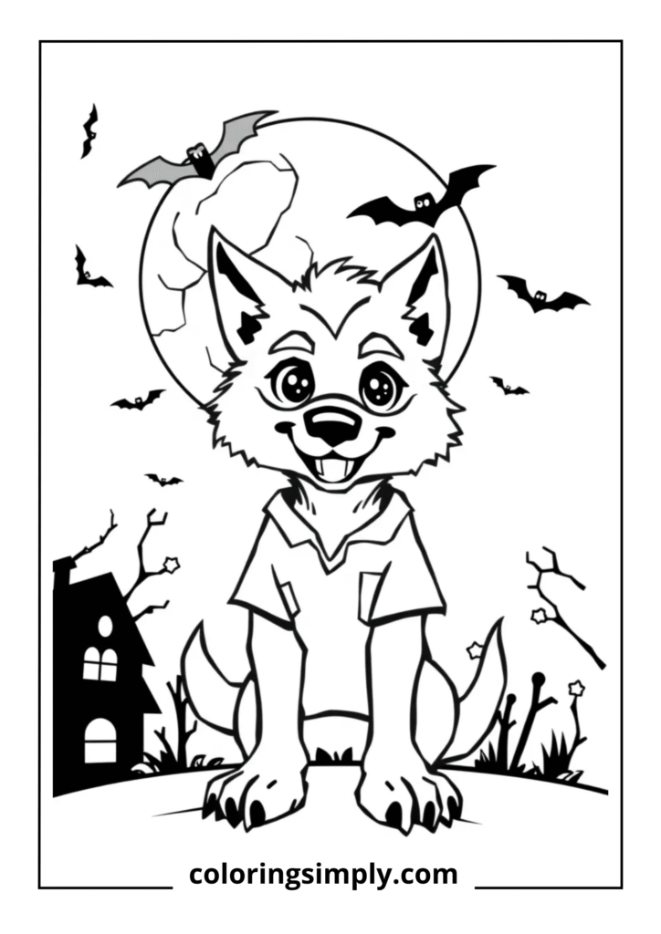 Halloween Werewolf Dog