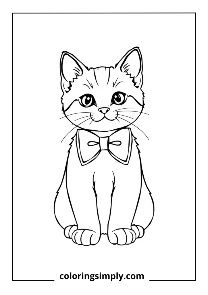 Kitten Wearing Bow Tie