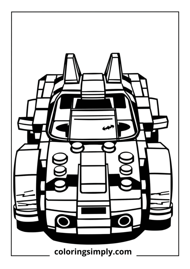 LEGO Batmobile Construction
