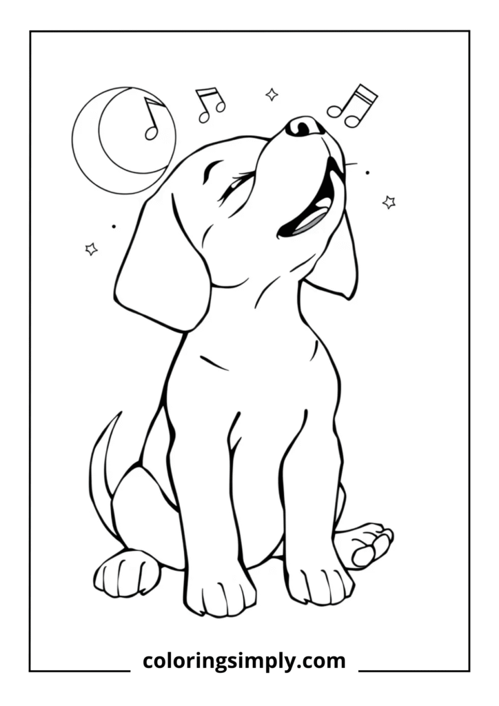 Little Howler" - Beagle Puppy Howling
