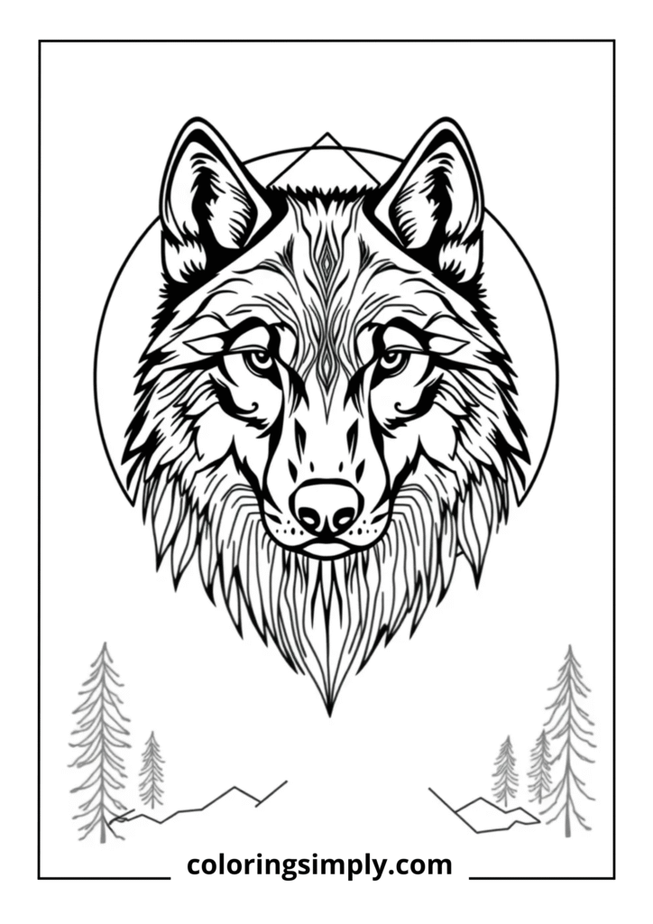 Majestic Wolf Portrait