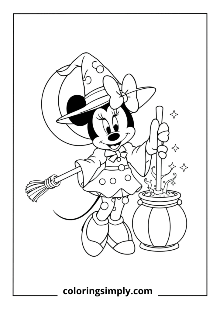 Minnie Mouse Witch
