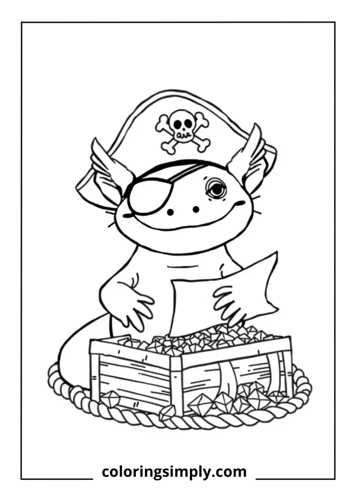 Pirate Captain Axolotl
