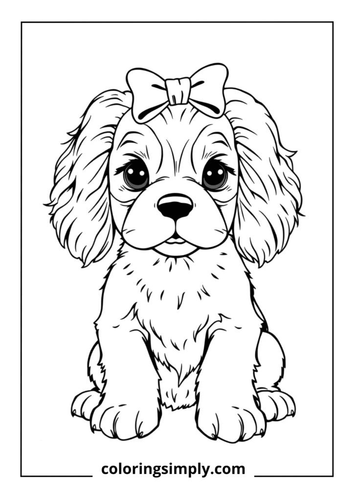 Pretty Pup" - Cocker Spaniel Puppy Portrait
