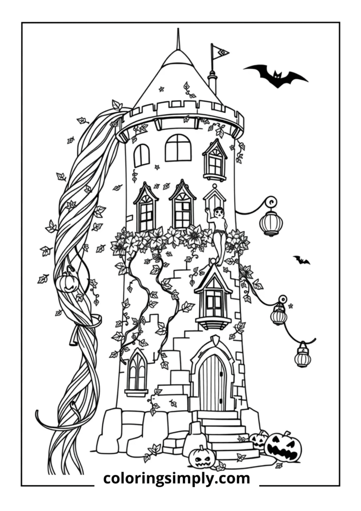 Rapunzel's Tower Halloween