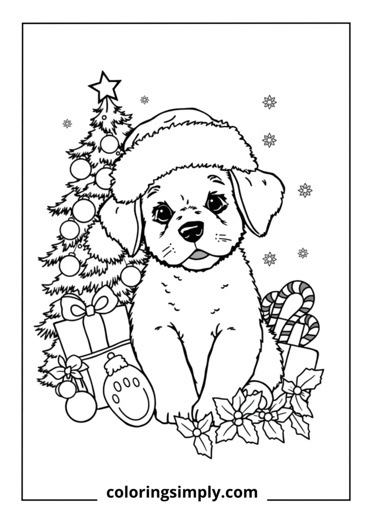 Santa's Little Helper" - Christmas Puppy