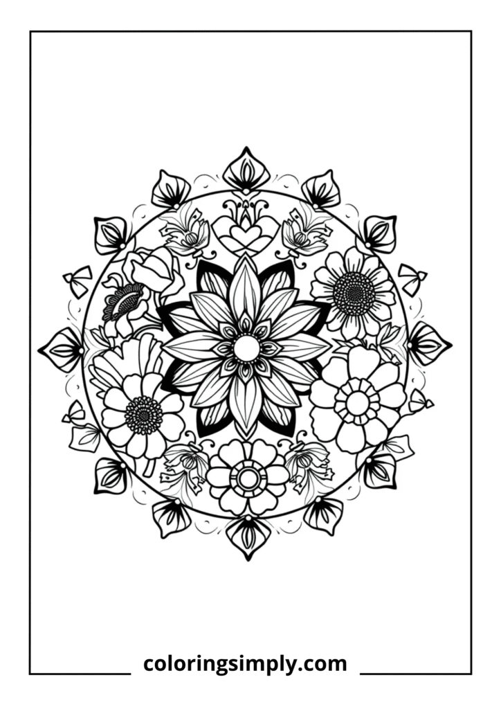 Seasonal Flower Wheel