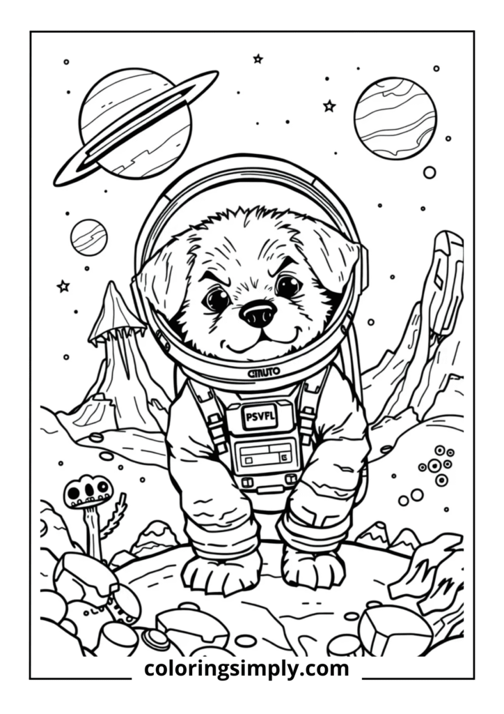 Space Explorer Puppy