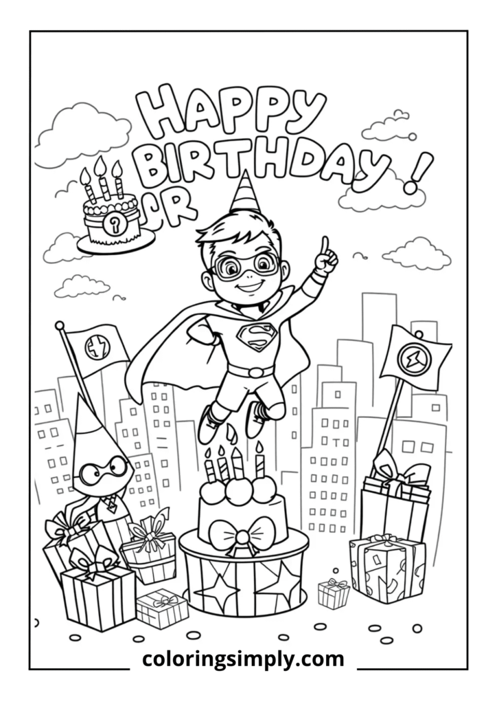 Superhero Birthday Adventure